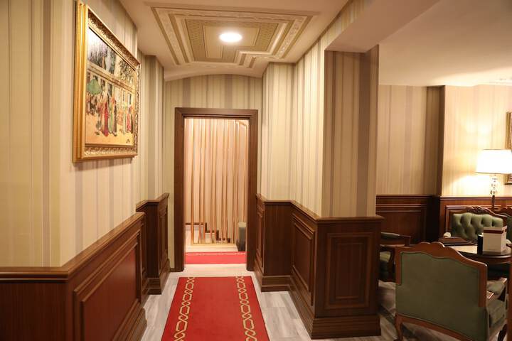 Interior entrance