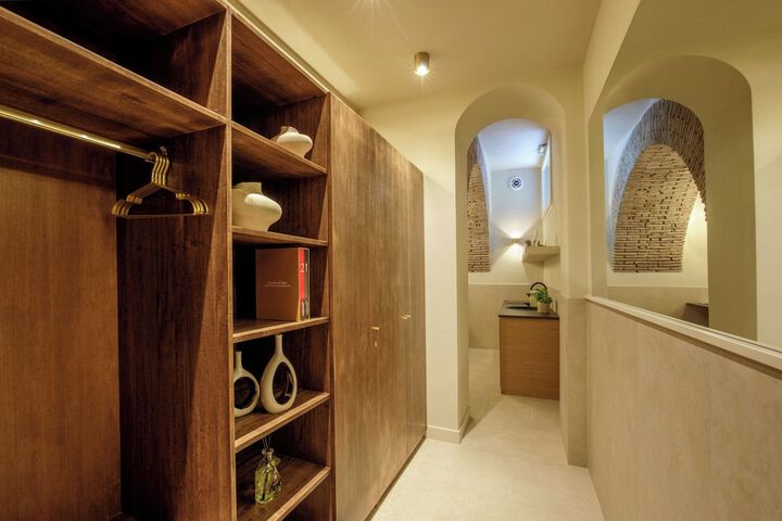 Interior entrance
