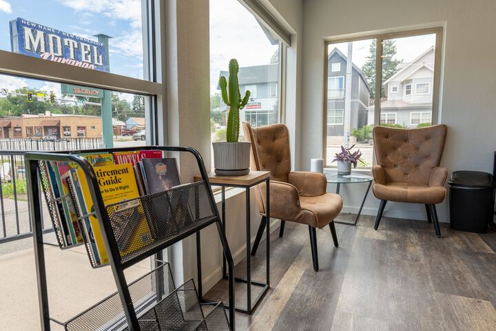 Lobby sitting area