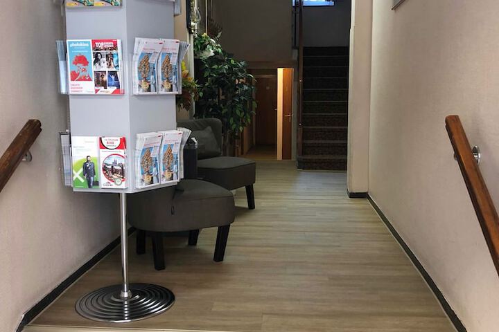 Interior entrance