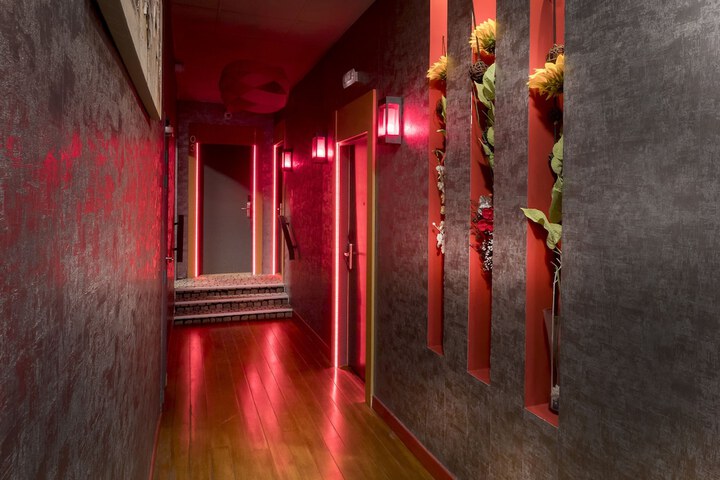 Interior entrance