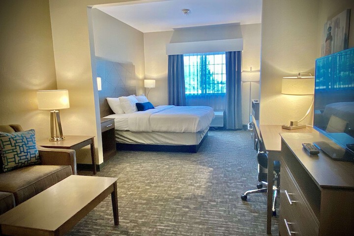 Suite 1 King Bed Sofa Bed Microwave and Refrigerator, Continental Breakfast (2 of 7)