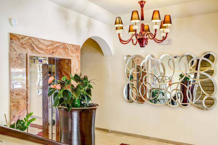Interior entrance