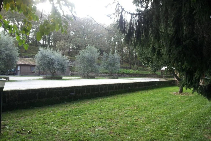 outside