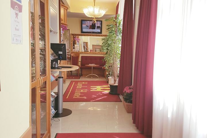 Interior entrance