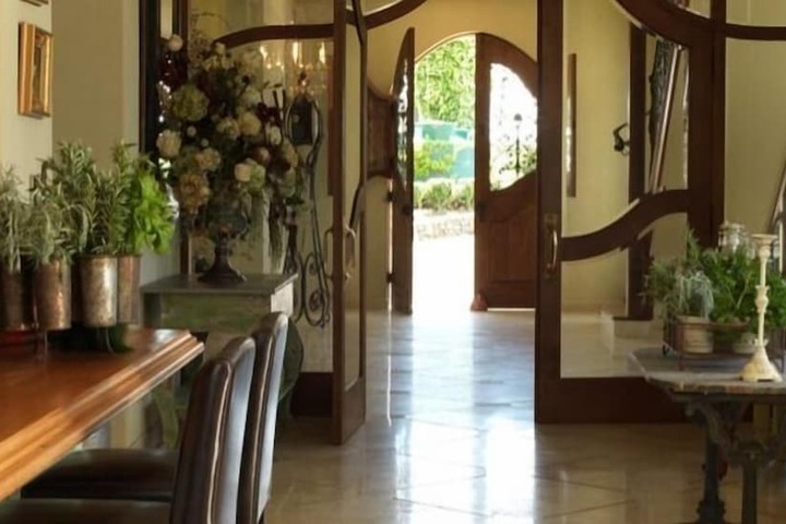 Interior entrance