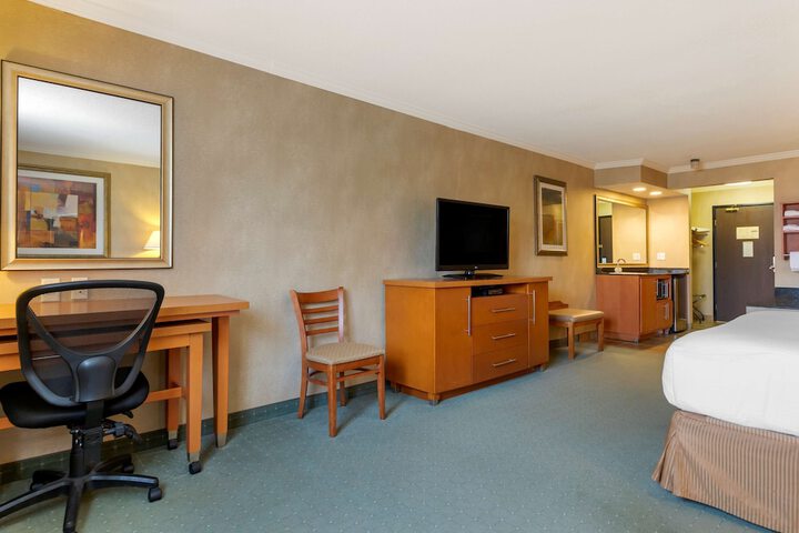 1 King Bed Chair Work Desk WiFi, Microwave and Refrigerator Full Breakfast (3 of 19)