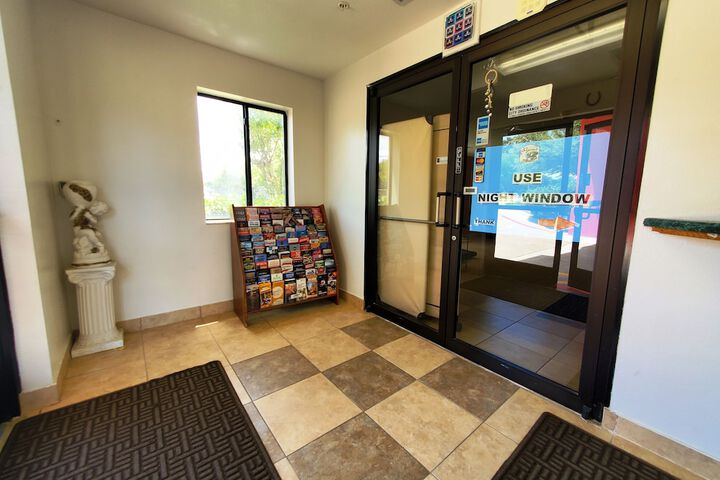 Interior entrance