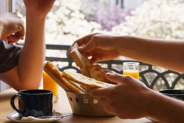 Breakfast area