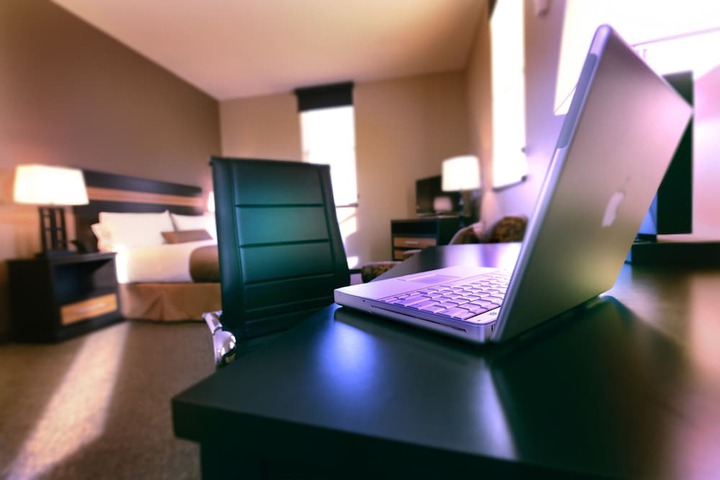 In-room business center