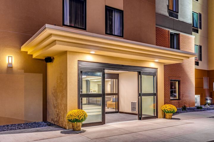 Front of property - evening/night