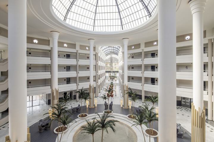 Interior entrance