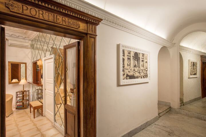 Interior entrance