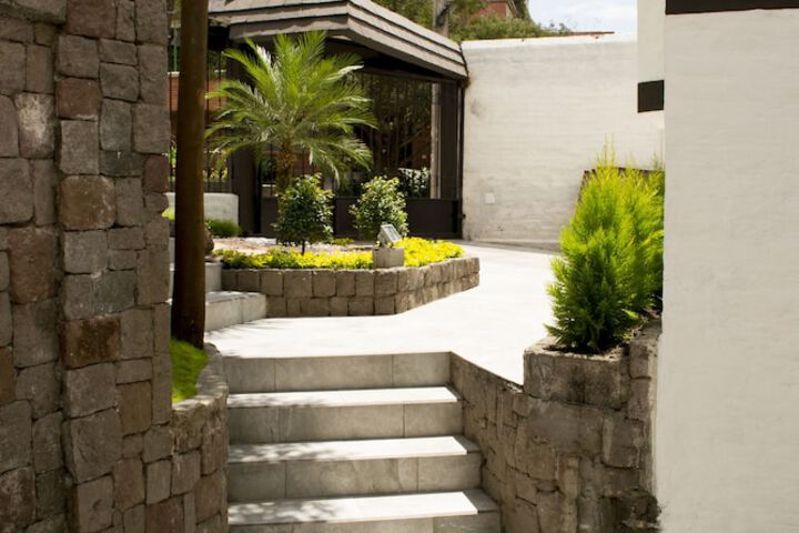 Interior entrance