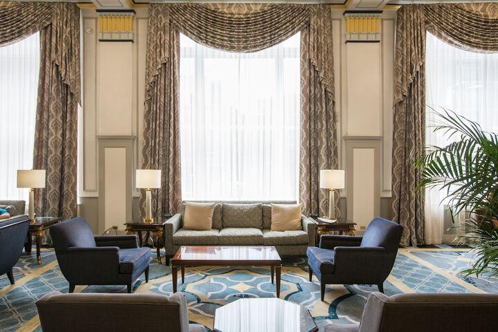 Lobby sitting area
