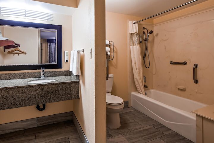 1 King Bed - Wireless High Speed Internet Accessible Microwave and Refrigerator, Coffee Mak (12 of 23)