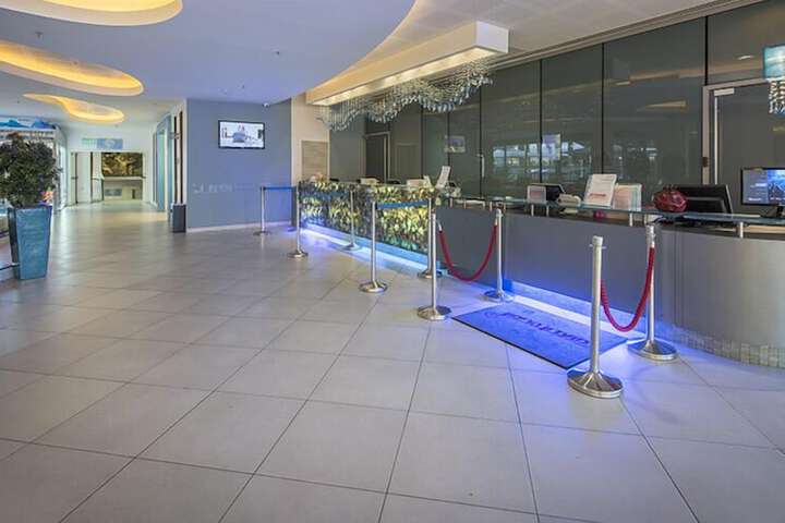 Interior entrance