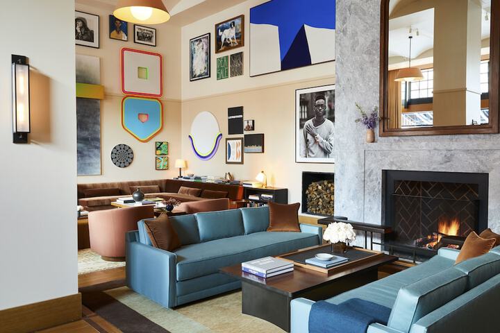 Lobby sitting area