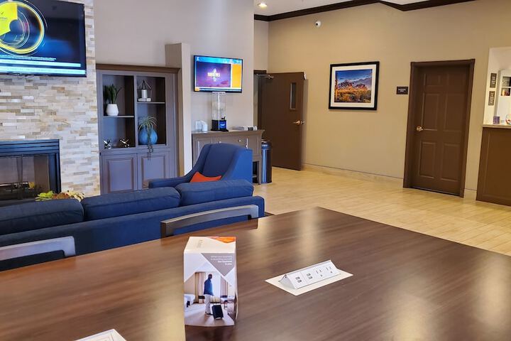 Lobby sitting area