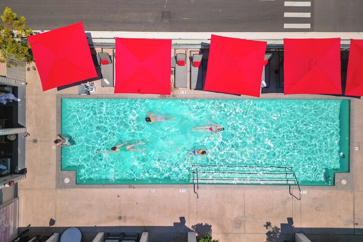Rooftop pool