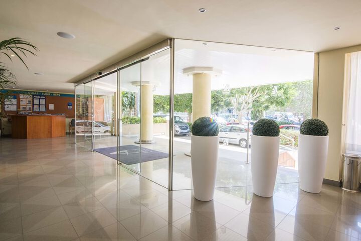 Interior entrance