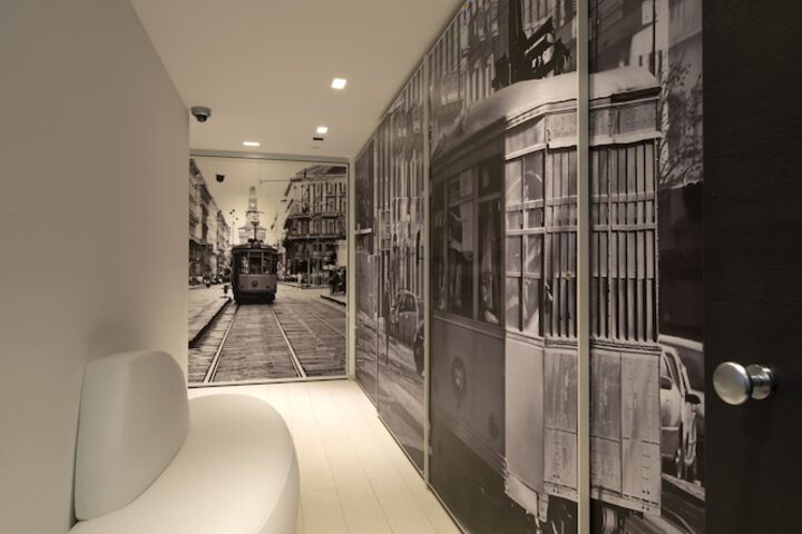 Interior entrance