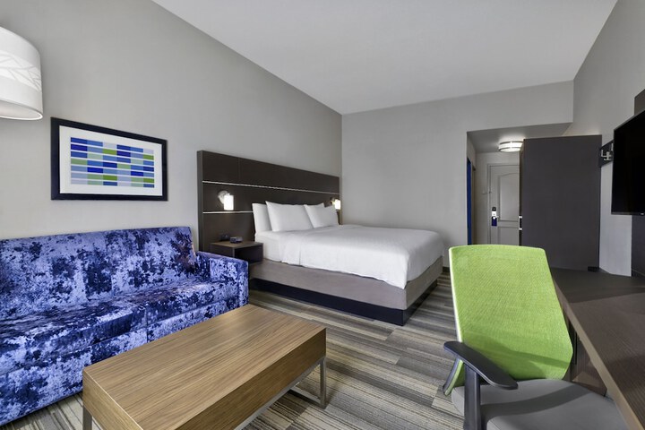 1 King Bed Suite Mobility Accessible Roll Shower (6 of 11)