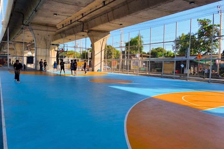 Tennis and Basketball Courts 25 of 35