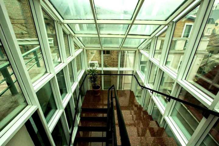 Interior entrance