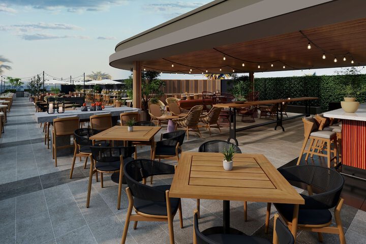 Rooftop terrace