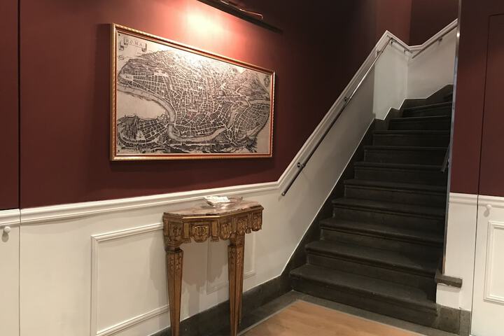 Interior entrance