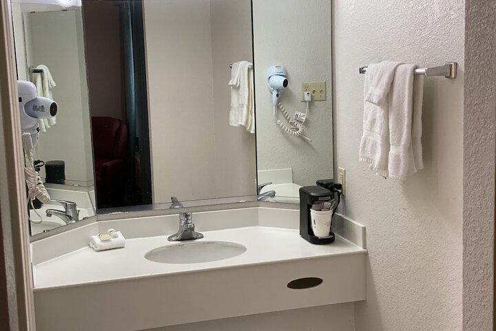 1 King Bed Mobility Hearing Accessible Room Bathtub with Grab Bars (5 of 14)