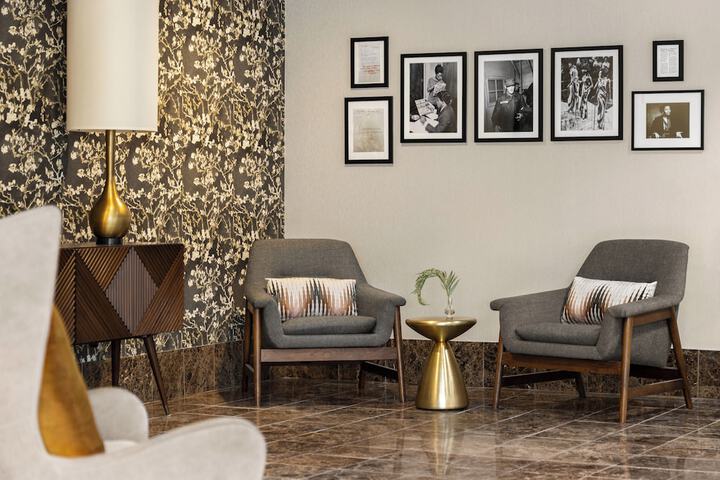 Lobby sitting area