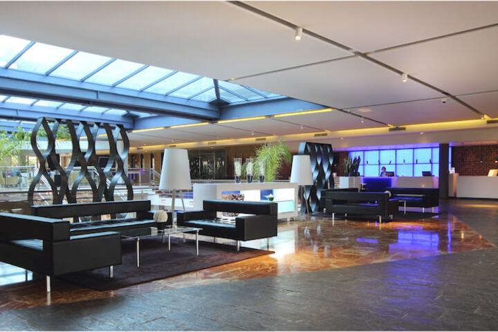 Interior entrance