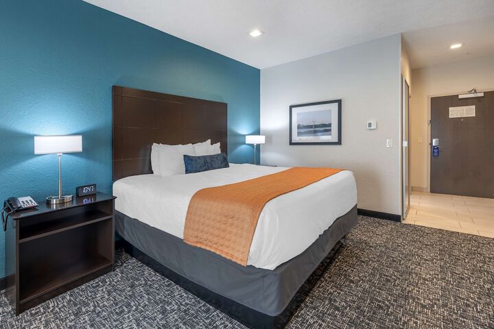 1 King Bed Pillow Top Mattress Flat Screen Television Microwave and Refrigerator Full Breakfast (4 of 14)
