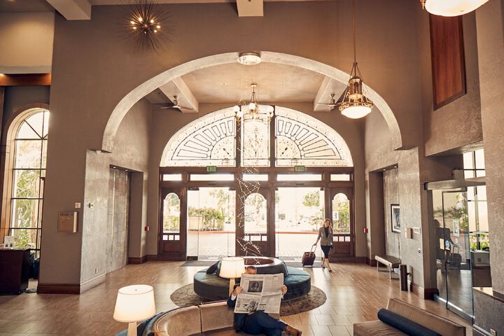 Lobby sitting area