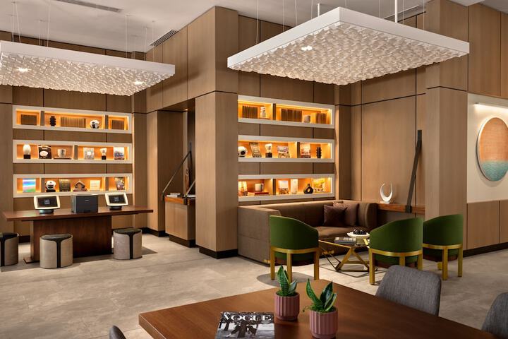 Lobby sitting area