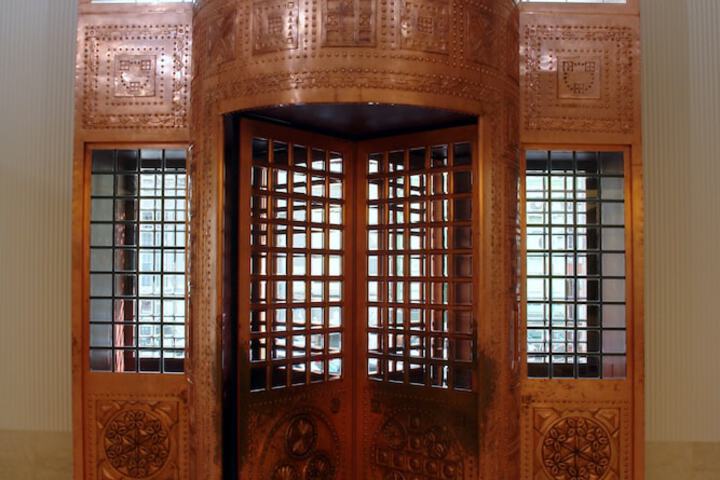 Interior entrance