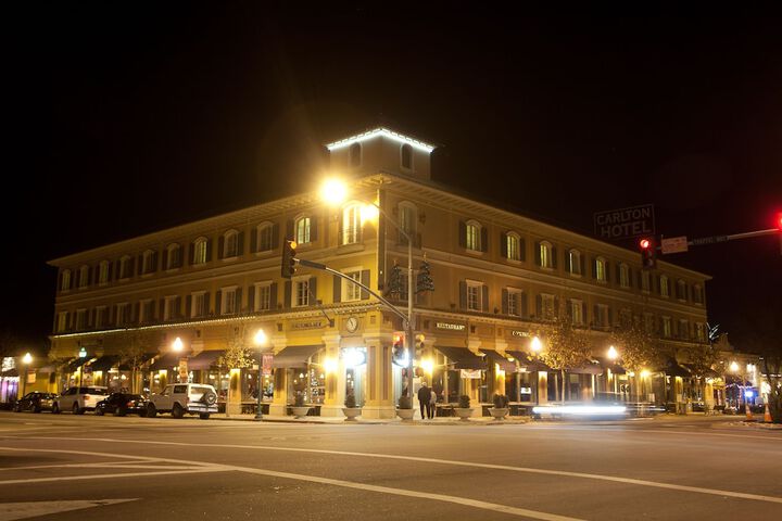 Front of property - evening/night