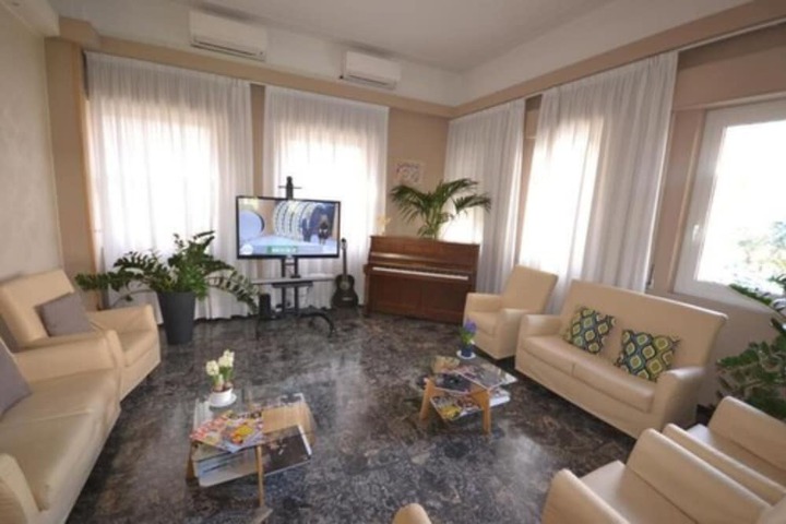 Lobby sitting area