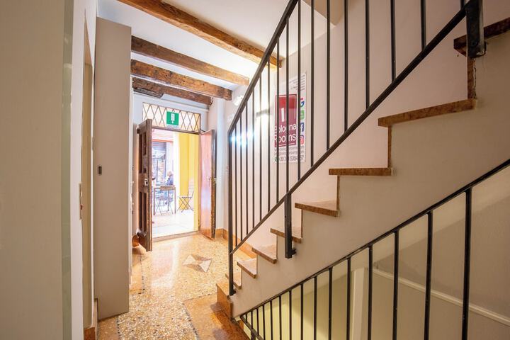 Interior entrance