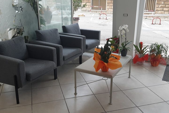 Lobby sitting area