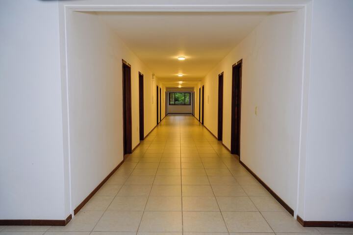Interior entrance