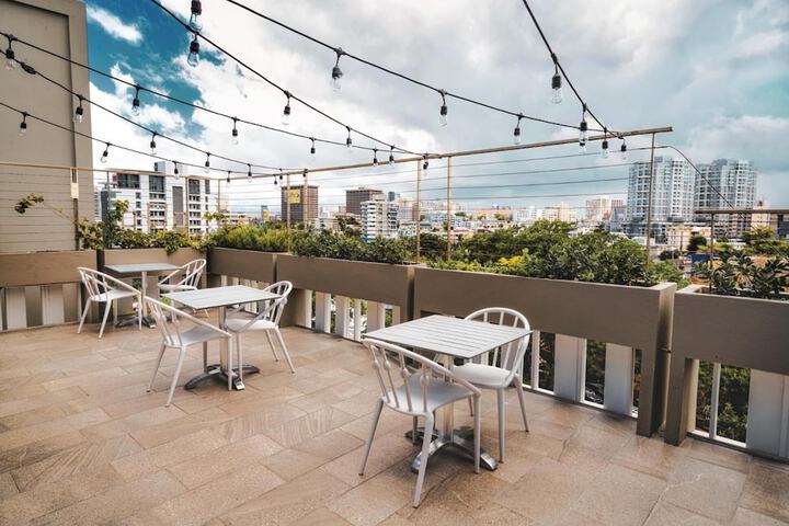 Rooftop terrace