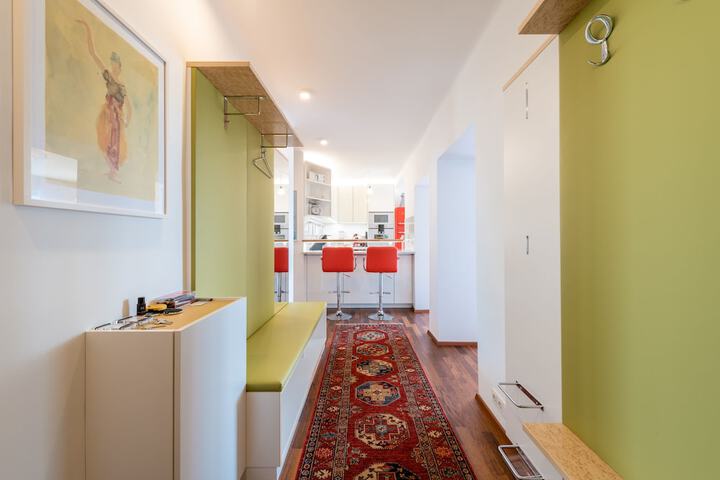 Interior entrance