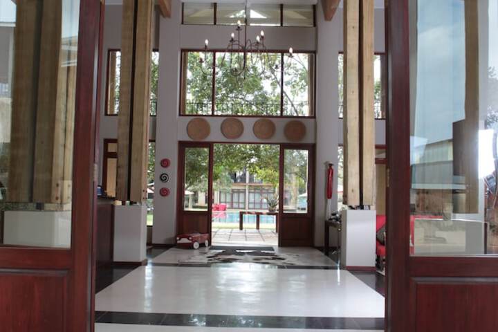 Interior entrance