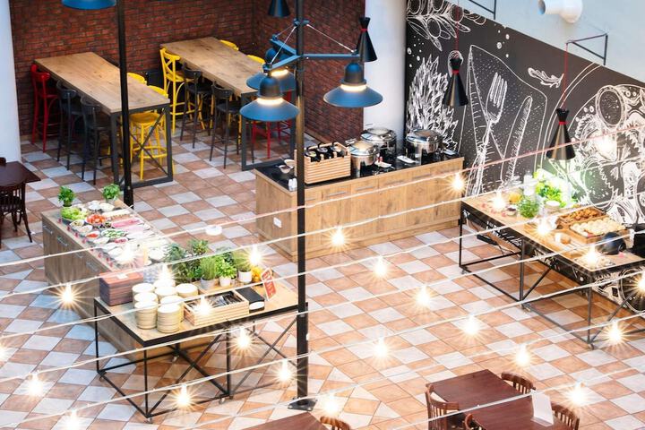 Breakfast area