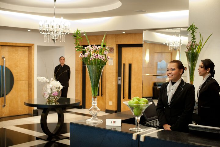 Interior entrance