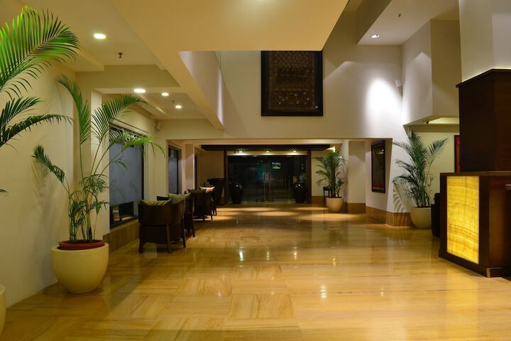 Interior entrance