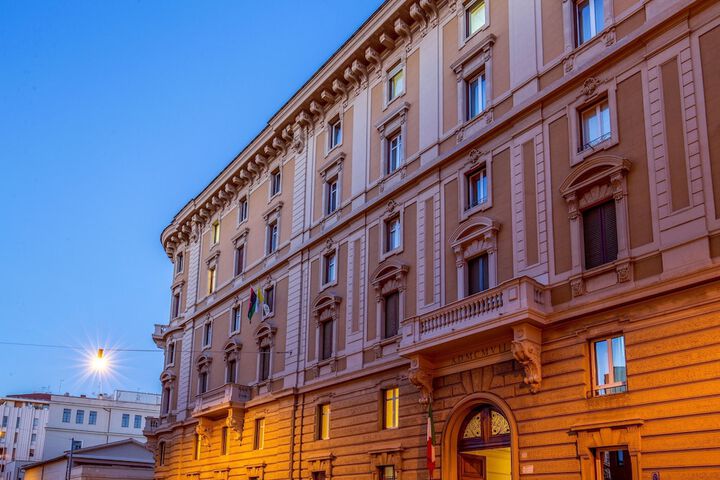 Front of property - evening/night